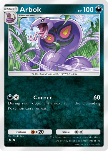 Arbok – Pokémon Pocket Karte aus Genetic Apex