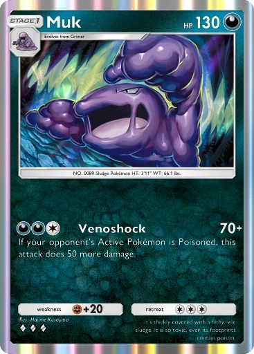 Muk – Pokémon Pocket Karte aus Genetic Apex