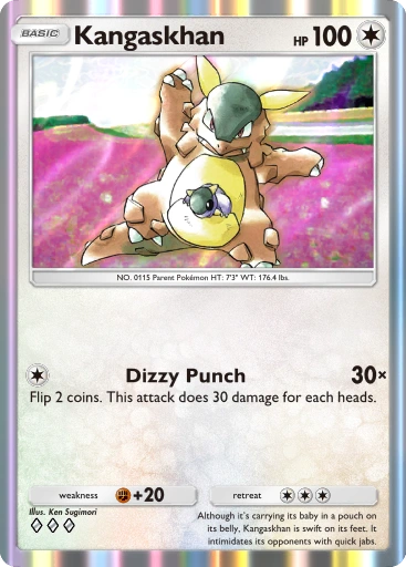 Kangaskhan – Pokémon Pocket Karte aus Genetic Apex