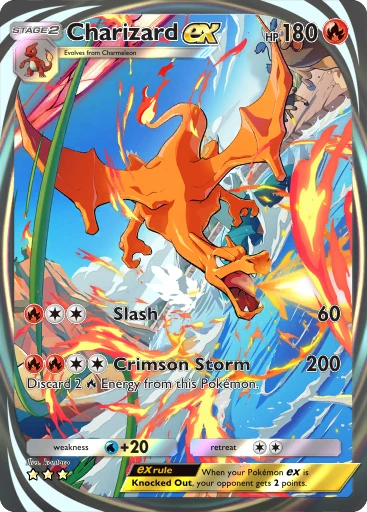 Charizard ex – Pokémon Pocket Karte aus Genetic Apex