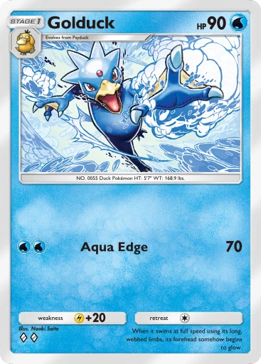Golduck – Pokémon Pocket Karte aus Genetic Apex
