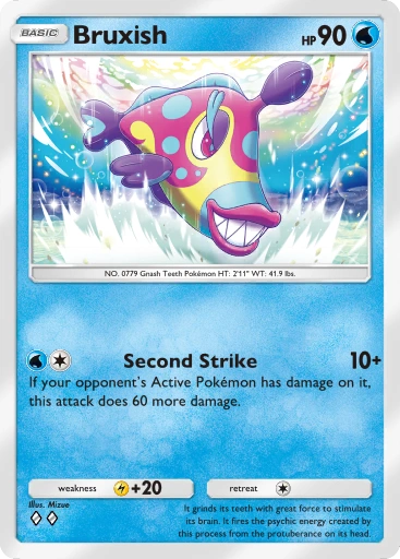 Bruxish – Pokémon Pocket Karte aus Genetic Apex
