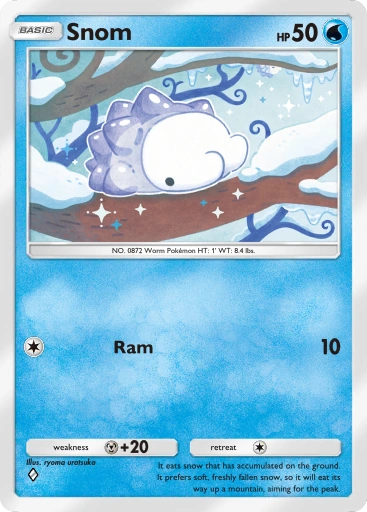 Snom – Pokémon Pocket Karte aus Genetic Apex