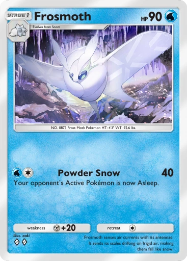 Frosmoth – Pokémon Pocket Karte aus Genetic Apex