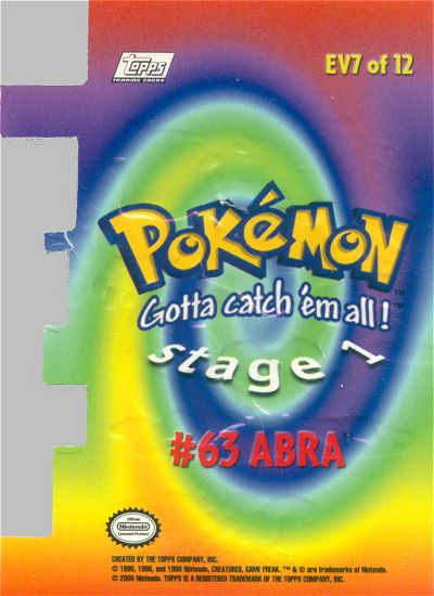 Abra Rückseite