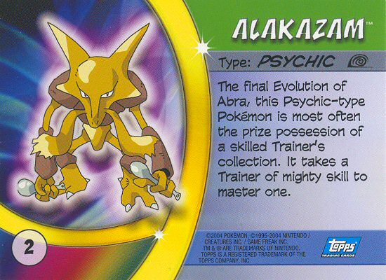 Alakazam Rückseite