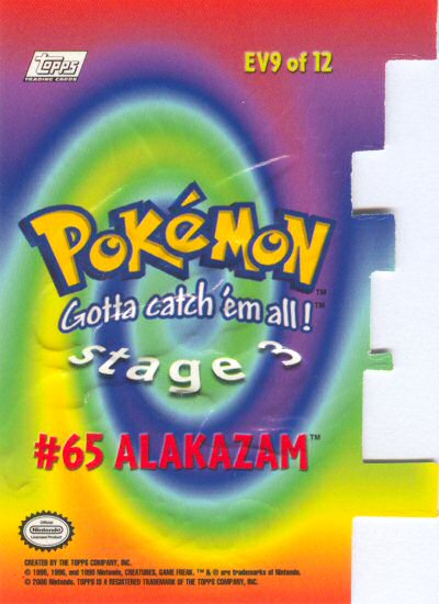 Alakazam Rückseite
