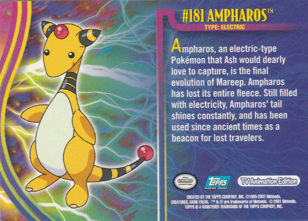 Ampharos Rückseite