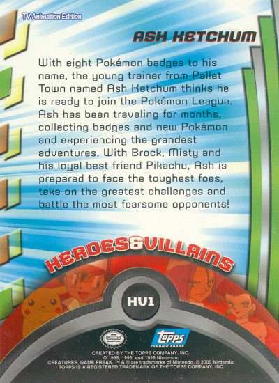 Ash Ketchum Rückseite