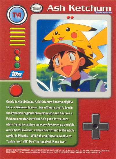 Ash Ketchum Rückseite