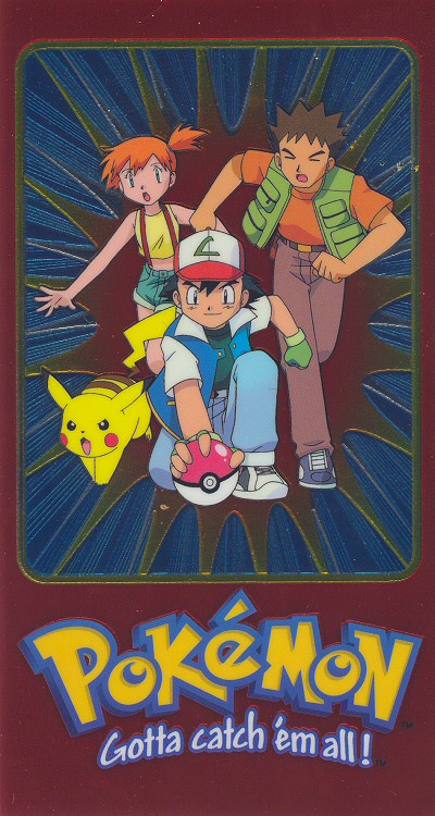 Ash, Misty, Brock & Pikachu Vorderseite