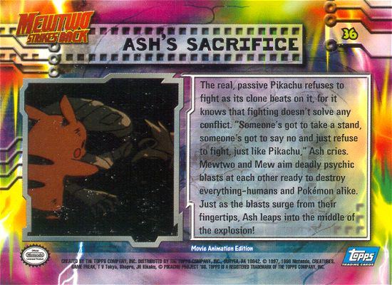 Ash's Sacrifice Rückseite