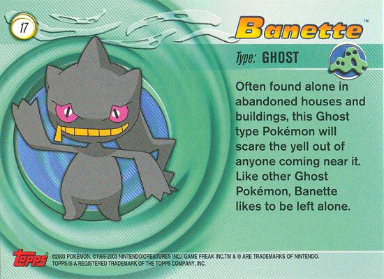 Banette Rückseite