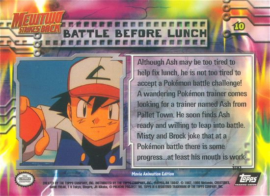 Battle Before Lunch Rückseite