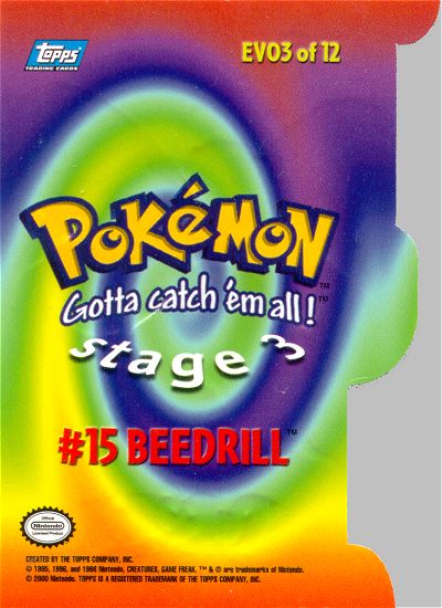 Beedrill Rückseite