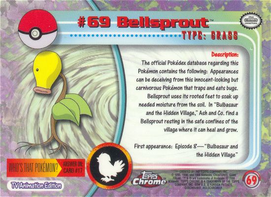 Bellsprout Rückseite