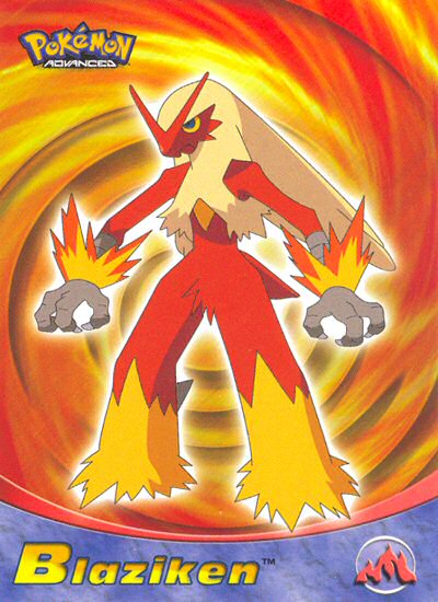 Blaziken Vorderseite