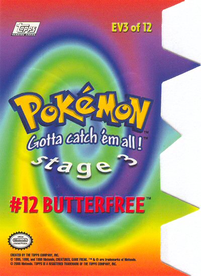 Butterfree Rückseite