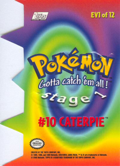 Caterpie Rückseite