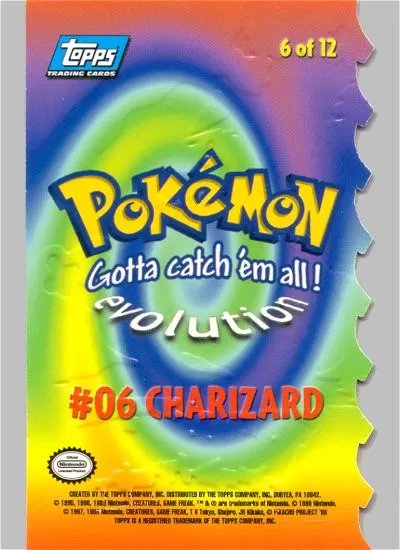 Charizard Rückseite