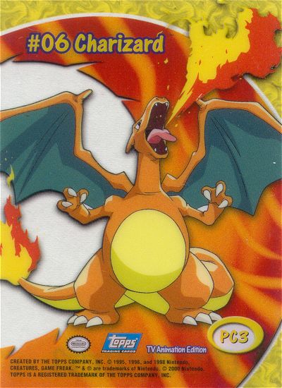 Charizard Rückseite