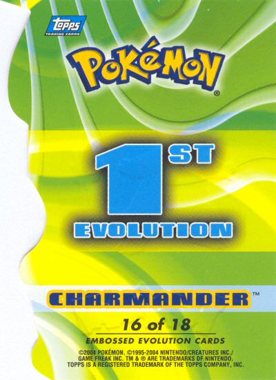 Charmander Rückseite