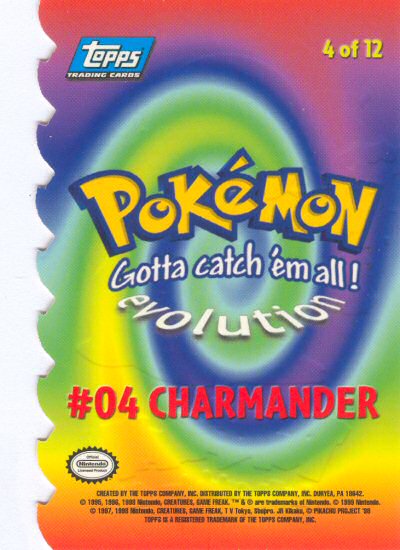 Charmander Rückseite
