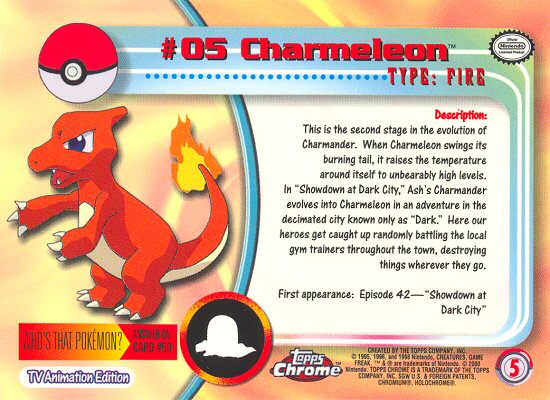 Charmeleon Rückseite