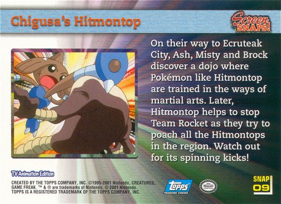 Chigusa's Hitmontop Rückseite