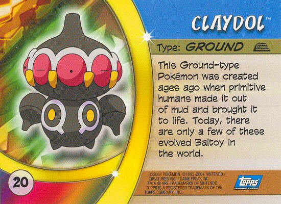 Claydol Rückseite