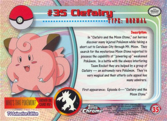 Clefairy Rückseite