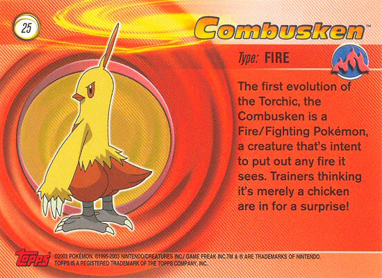 Combusken Rückseite
