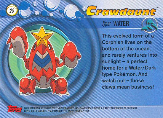 Crawdaunt Rückseite