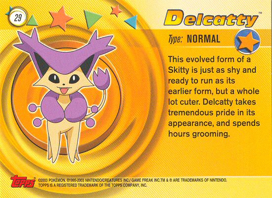 Delcatty Rückseite