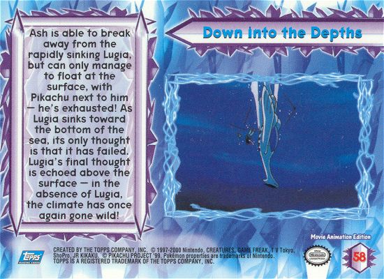 Down Into The Depths Rückseite