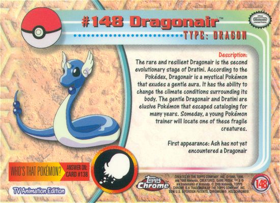 Dragonair Rückseite