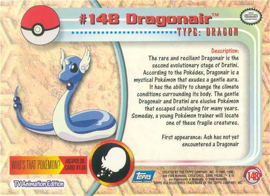 Dragonair Rückseite