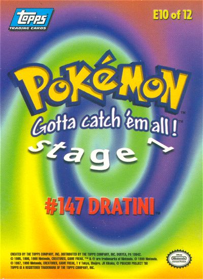 Dratini Rückseite