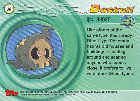 Duskull Rückseite