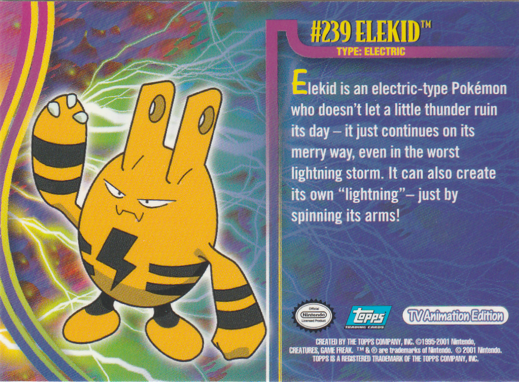 Elekid Rückseite