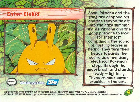 Enter Elekid Rückseite