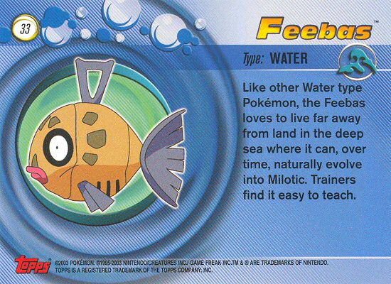 Feebas Rückseite