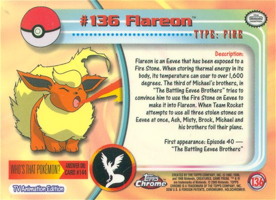 Flareon Rückseite