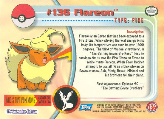 Flareon Rückseite