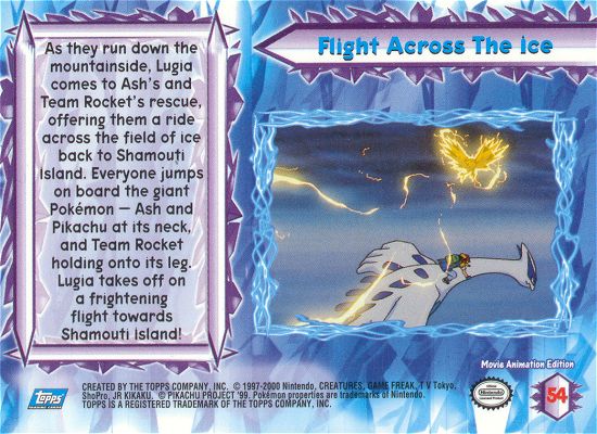 Flight Across The Ice Rückseite