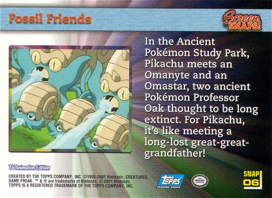 Fossil Friends Rückseite