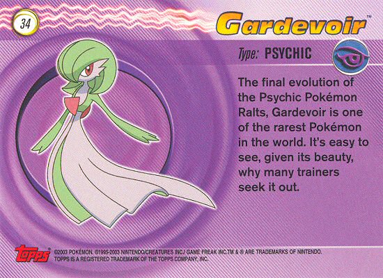 Gardevoir Rückseite