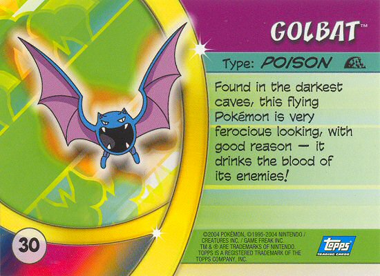 Golbat Rückseite