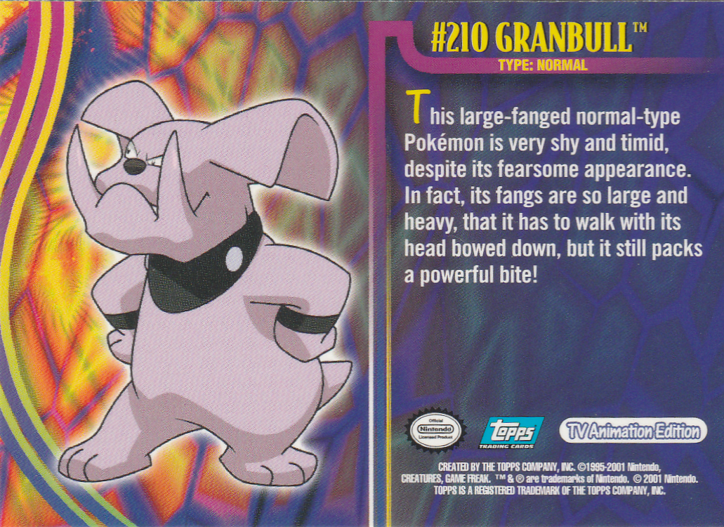 Granbull Rückseite