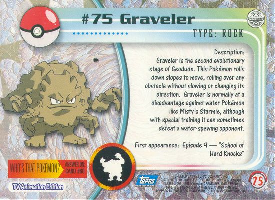 Graveler Rückseite